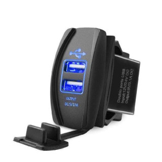 Caricabatterie 2xUSB da incasso