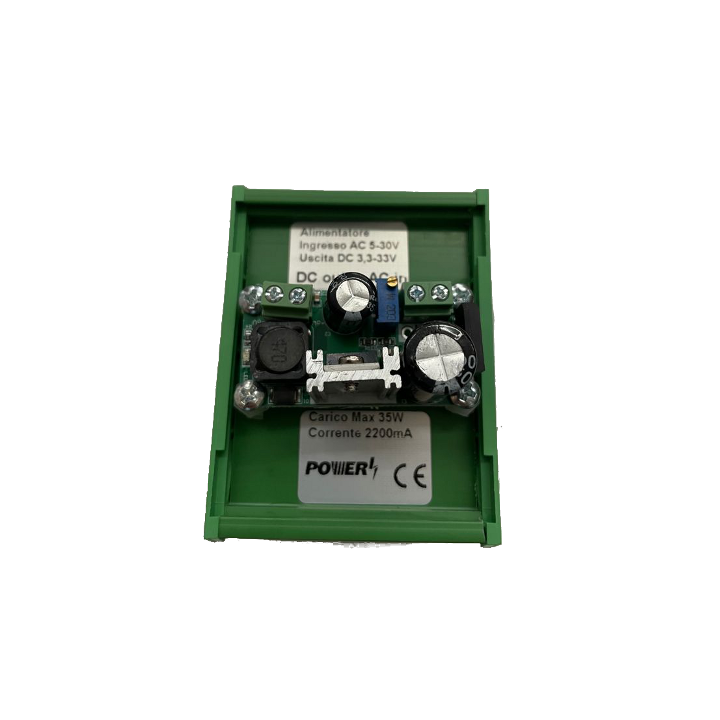 Alimentatore 5-30VAC a 1-27VDC REG. 3A din