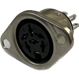 Presa DIN 6 poli - PANNELLO