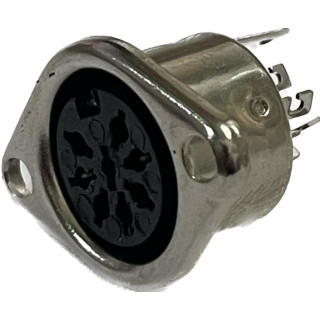 Presa DIN 8 poli - PANNELLO