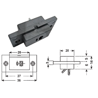 Presa PUNTO-LINEA - PANNELLO - R