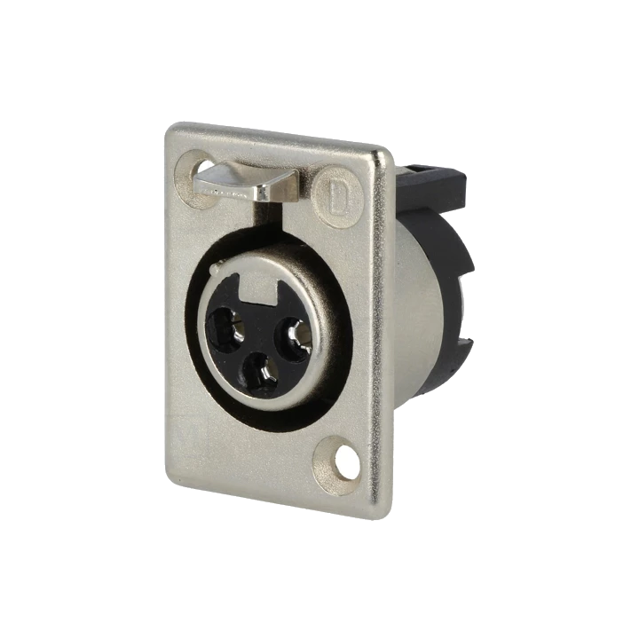 Presa CANON 3 poli pro - DELTRON - PANNELLO