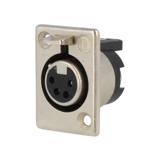 Presa CANON 4 poli pro - DELTRON - PANNELLO