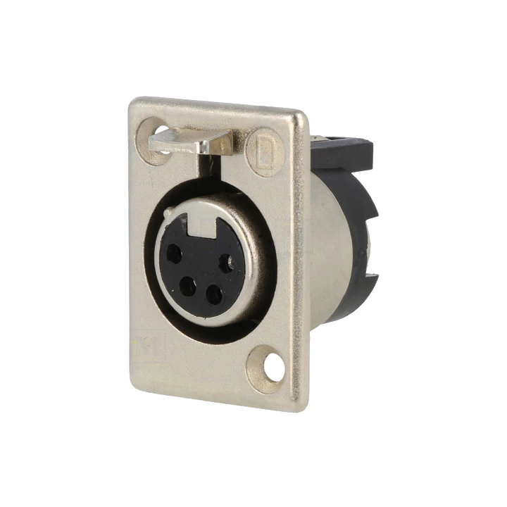 Presa CANON 4 poli pro - DELTRON - PANNELLO