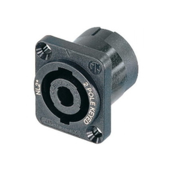 Presa SPEAKON 2 poli pro - NEUTRIK - PANNELLO