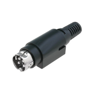 Spina 4 poli volante mini din