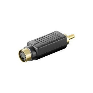 ADATTATORE RCA-M a MINI-DIN 4p-F