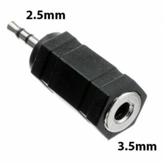 ADATTATORE JACK 2,5-S-M a JACK 3,5-S-F