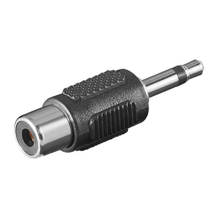 ADATTATORE JACK 3,5-M-M a RCA-F