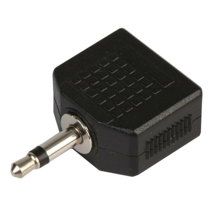 ADATTATORE JACK 3,5-M-M a 2x JACK 3,5-M-F