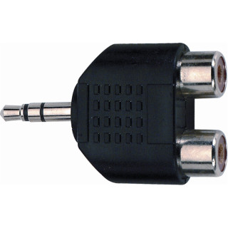ADATTATORE JACK 3,5-S-M a 2x RCA-F