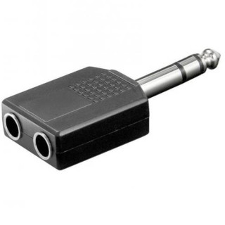 ADATTATORE JACK 6,3-S-M a 2x JACK 6,3-S-F
