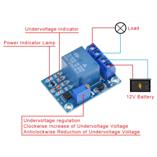 SCHEDA RILEVATORE BASSA TENSIONE