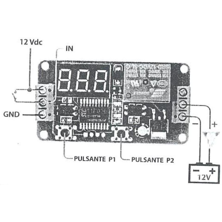 TIMER 999 SECONDI CON DISPLAY