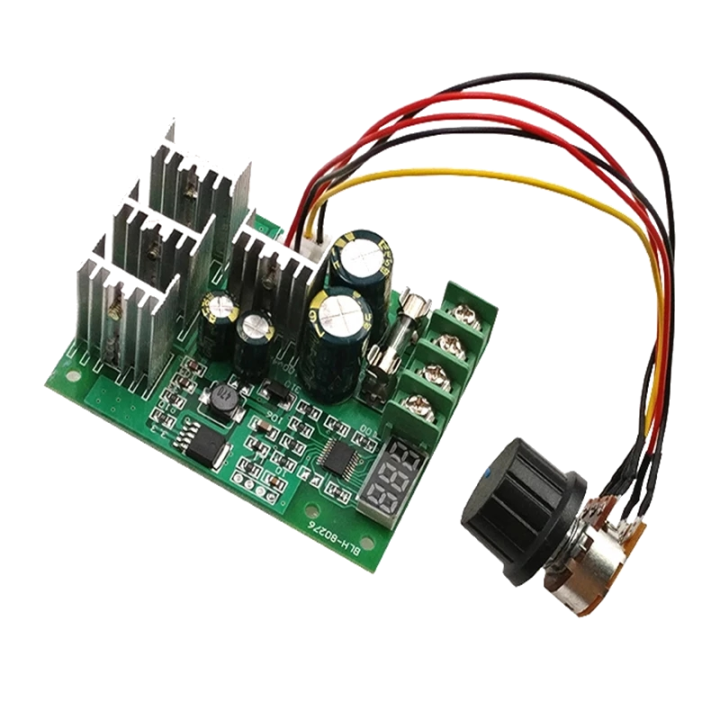 Regolatore PWM 10-60Vdc 30A con VOLTMETRO