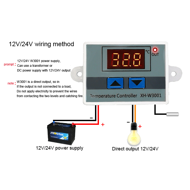Termoregolatore -50 +110C - 12Vdc