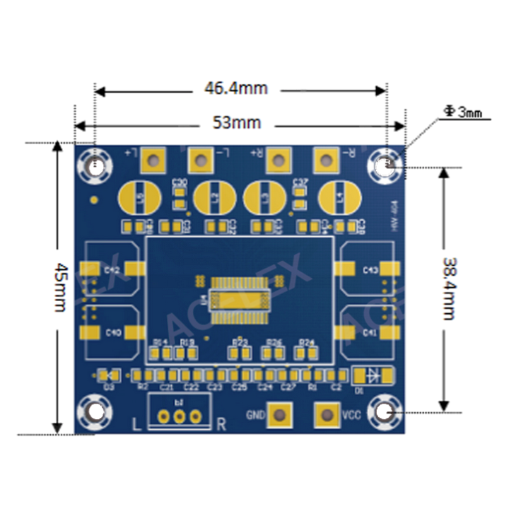 Amplificatore Audio 30+30W