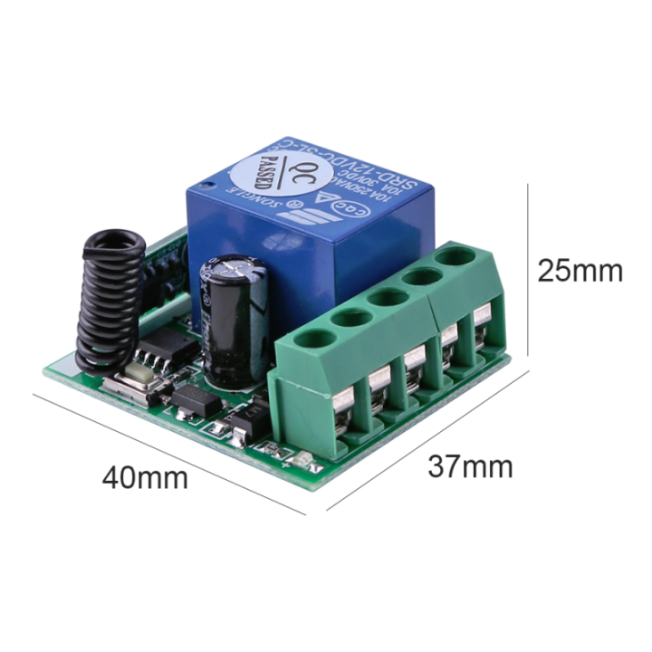 Ricevente 1 CH 12V - 433Mhz