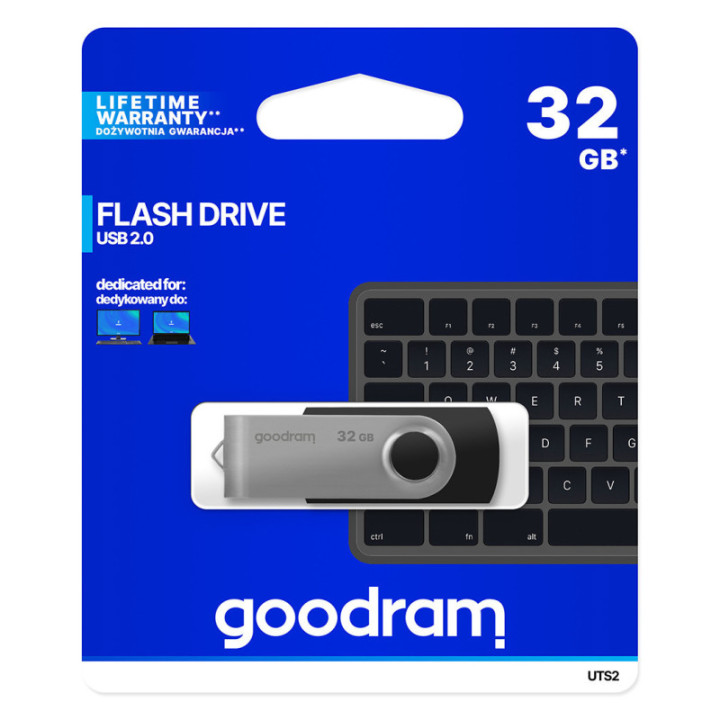 Pendrive USB Goodram Twister 32GB nera USB 2.0
