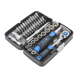 HT1R462 Högert Technik - Set di chiavi 6-angoli,a tubo