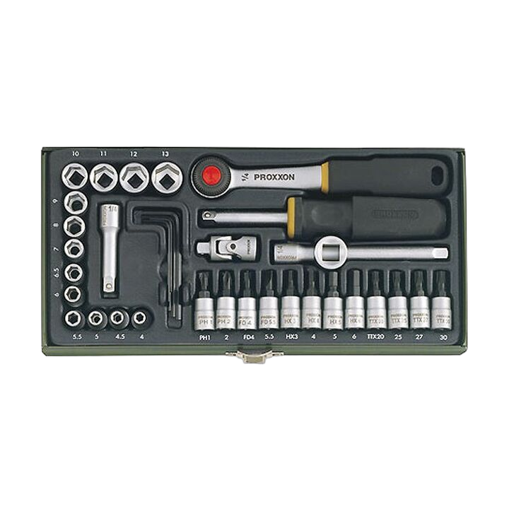 PRN23080 Proxxon - Set di chiavi innesti a tubo