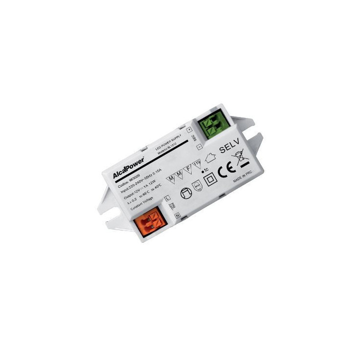 Alimentatore IP20 12V 1A 12W
