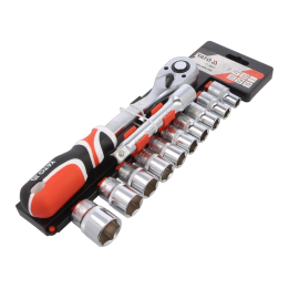 YT-38821 Yato - Set di chiavi 6-angoli,a tubo