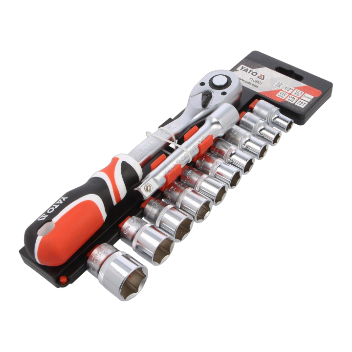 YT-38821 Yato - Set di chiavi 6-angoli,a tubo