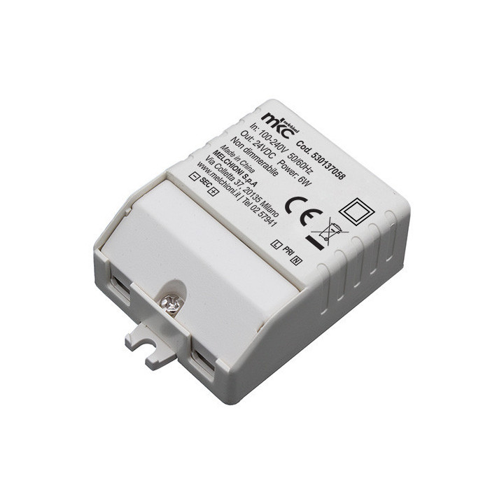 Alimentatore 24V 0,25A 6W