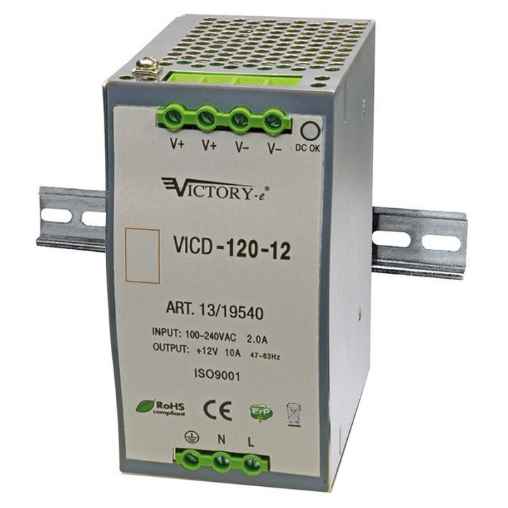 Alimentatore 24V 5A Din