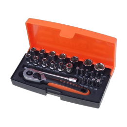SA.SL25 Bahco - Set di chiavi 6-angoli,a tubo