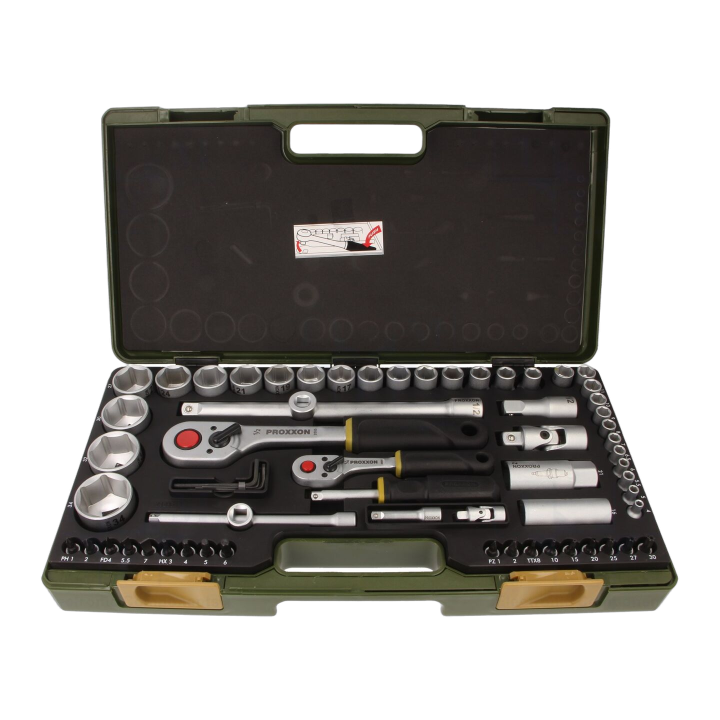 PR23286 Proxxon - Set di chiavi 6-angoli,a tubo