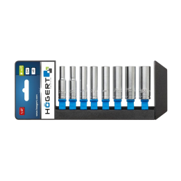 HT1A886 Högert Technik - Socket: 6-angles-set 1/4"