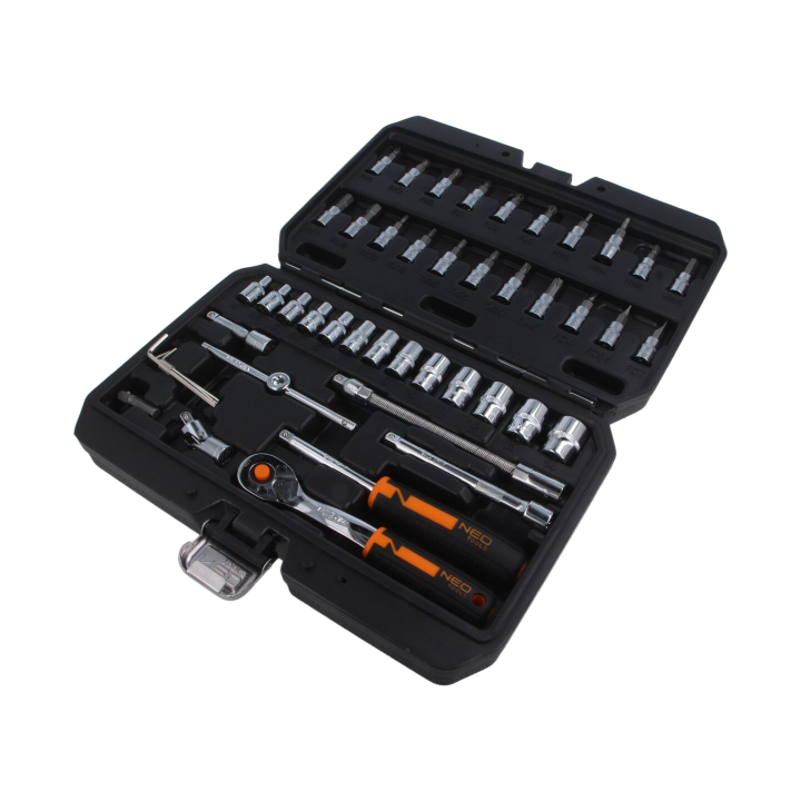 NEO-10-004 Neo Tools - Set di chiavi 6-angoli,a tubo