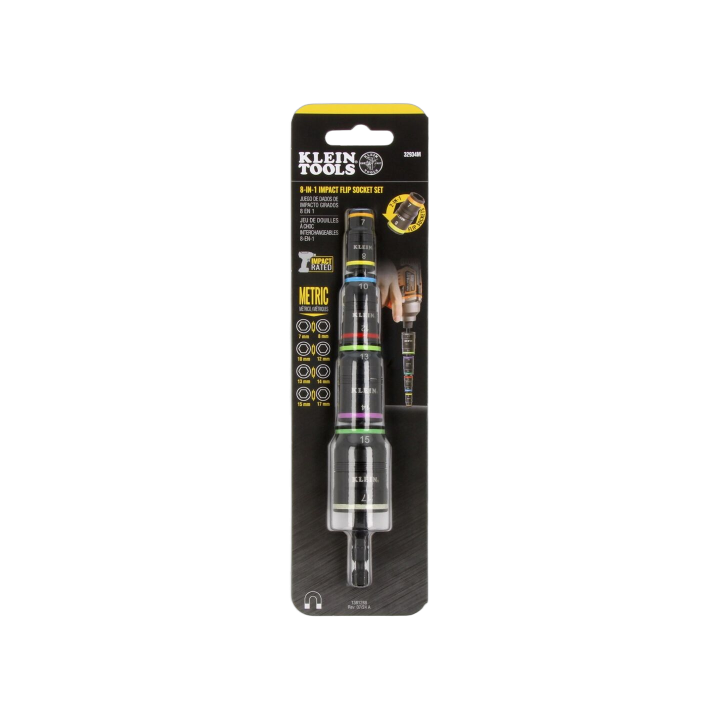 KLEIN-32934M Klein Tools - Socket-set 6-angles,socket spa...