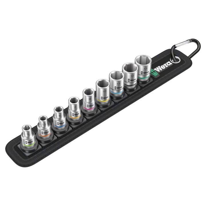 WERA.BELT/A4 Wera - Socket: 6-angles-set socket spanner