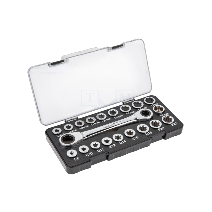 HT1R492 Högert Technik - Set di chiavi 20pz.