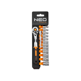 NEO-10-000 Neo Tools - Set di chiavi 6-angoli,a tubo
