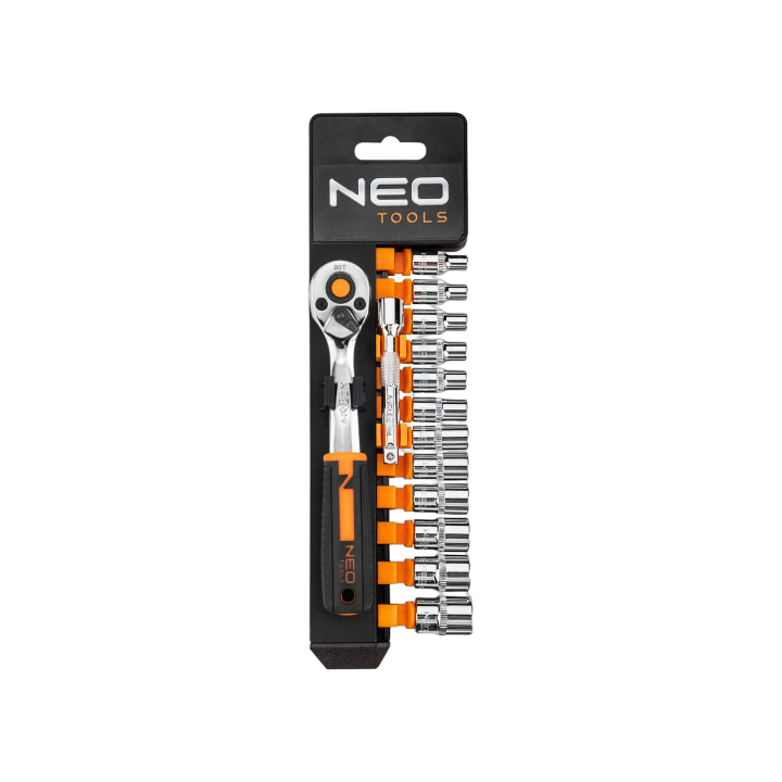 NEO-10-000 Neo Tools - Set di chiavi 6-angoli,a tubo