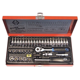 CK-4655 C.K - Set di chiavi 6-angoli,a tubo