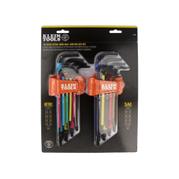 KLEIN-BLS18 Klein Tools - Set di chiavi brugola,sferico