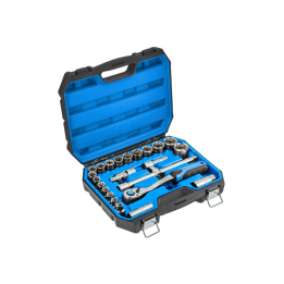 HT1R410 Högert Technik - Set di chiavi 6-angoli,a tubo