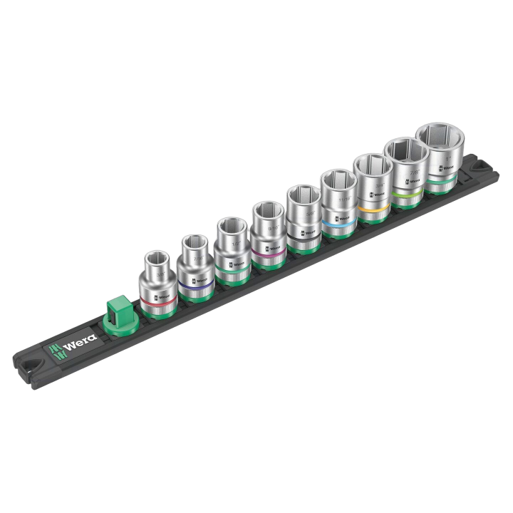 WERA.05005480001 Wera - Socket: 6-angles-set inch,socket...