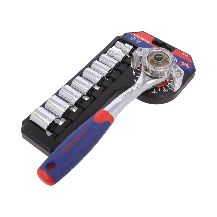 WP-W003014WE Workpro - Set di chiavi 6-angoli,a tubo,rego...