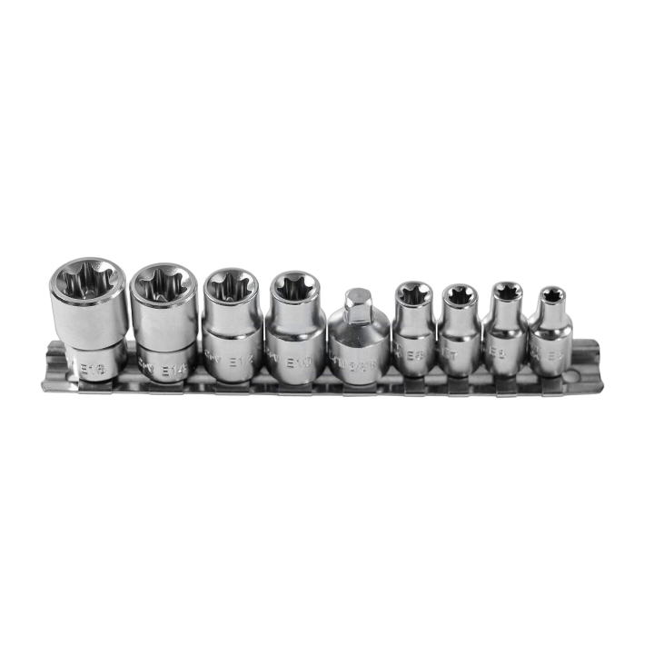 HT1A884 Högert Technik - Socket: Torx®-set 1/4"