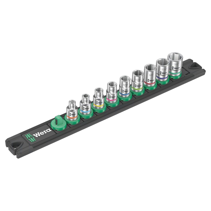 WERA.05005420001 Wera - Socket: 6-angles-set inch,socket...