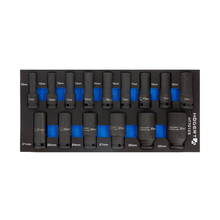 HT7G129 Högert Technik - Socket: 6-angles-set socket span...