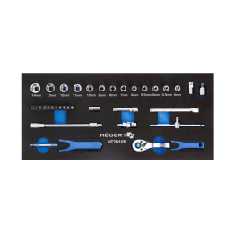 HT7G126 Högert Technik - Set di chiavi a tubo