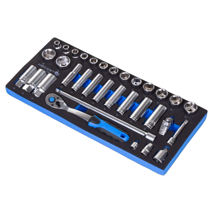 HT7G165 Högert Technik - Set di chiavi a tubo