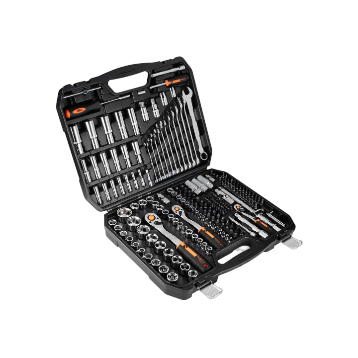 NEO-10-076 Neo Tools - Set di chiavi 6-angoli,a tubo